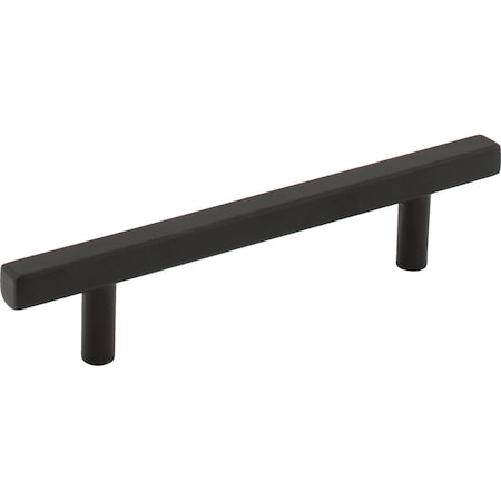 Jeffrey Alexander 96 mm Center-to-Center Matte Black Square Dominique Cabinet Bar Pull 845-96MB